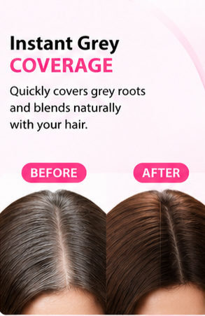 Hair Dye Comb Stick – Instant Temporary Hair Color Touch Up Comb for Grey Hair Root Coverage