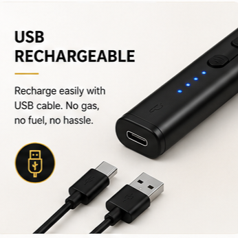 USB Rechargeable Electric Candle Arc Lighter