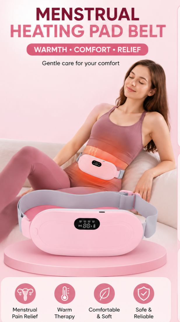 Rechargeable Menstrual Heating Pad Pain Relief Belt