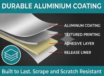 Self Adhesive Kitchen Aluminium Foil Sticker Roll