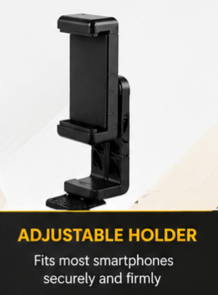 AY-49 Vlogging Kit with LED Light Microphone