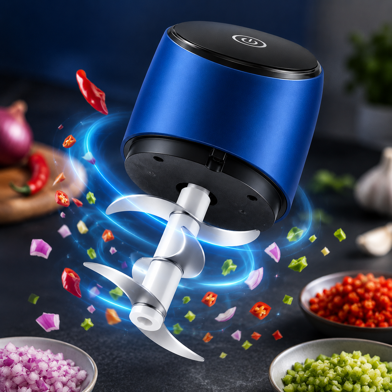 Mini Electric Food Chopper | Fast Vegetable & Onion Cutter