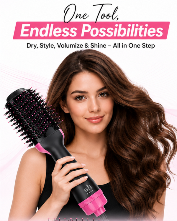 5-in-1 One Step Hair Dryer & Styler Brush