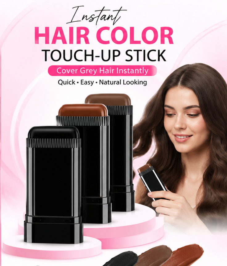 Hair Dye Comb Stick – Instant Temporary Hair Color Touch Up Comb for Grey Hair Root Coverage