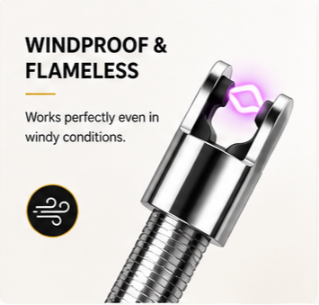 USB Rechargeable Electric Candle Arc Lighter