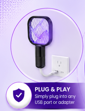 USB Rechargeable Mosquito Killer Lamp Trap Device