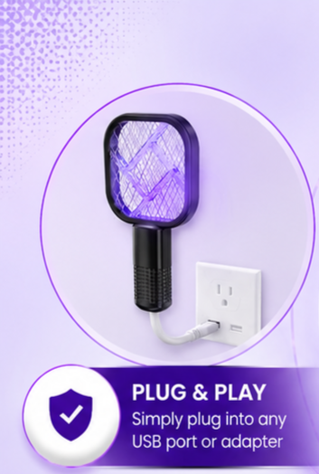 USB Rechargeable Mosquito Killer Lamp Trap Device