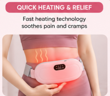 Rechargeable Menstrual Heating Pad Pain Relief Belt