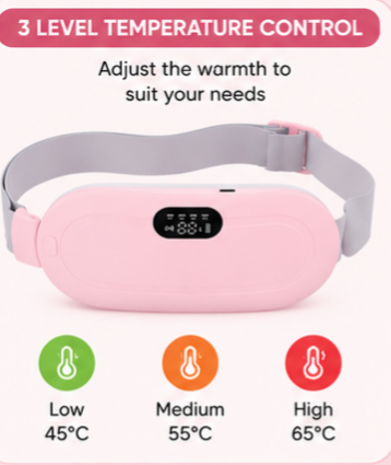 Rechargeable Menstrual Heating Pad Pain Relief Belt