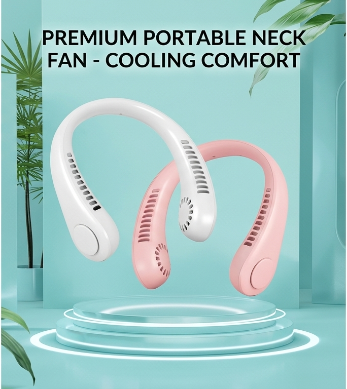 Portable Rechargeable Mini Neck Fan USB Charging