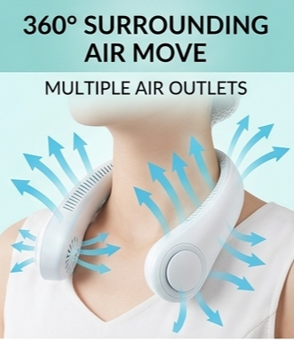 Portable Rechargeable Mini Neck Fan USB Charging