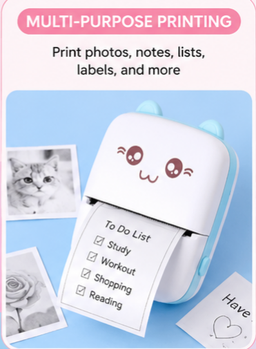 Mini Portable Wireless Thermal Pocket Printer