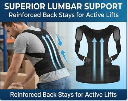 Adjustable Magnetic Posture Corrector Back Support Belt