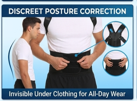 Adjustable Magnetic Posture Corrector Back Support Belt