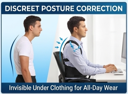 Adjustable Magnetic Posture Corrector Back Support Belt