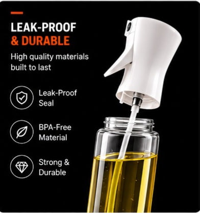2 In 1 Glass Oil Spray Bottle
